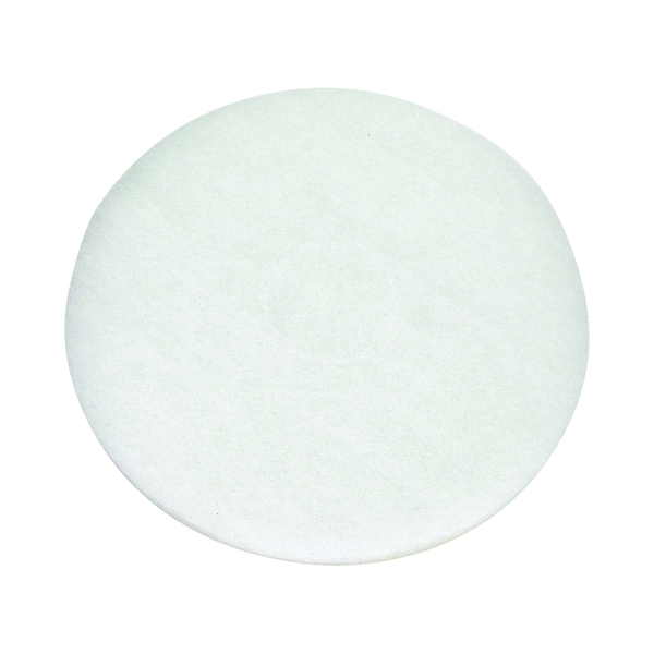 North American Paper Polishing Pad, White 424614